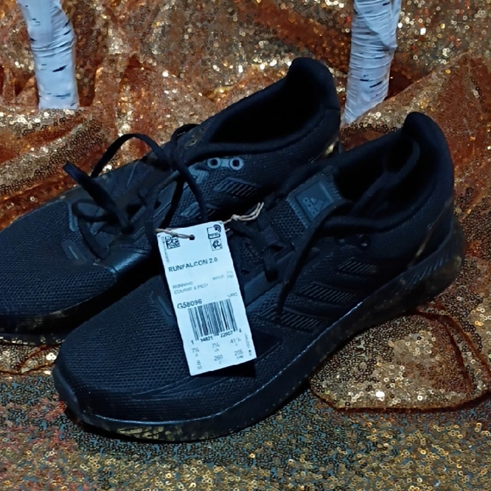 Adidas Men's Black Runfalcon 2.0 Shoes